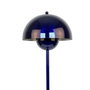 Opviq Lámpara de mesa de metal azul marino